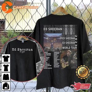 Ed Sheeran 2023 Tour Double Sides Shirt