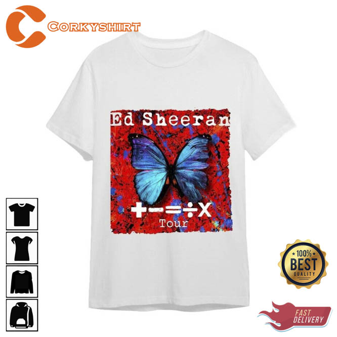 Ed Sheeran 2023 Tour The Mathletics Concert Shirt
