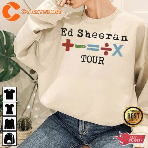 Ed Sheeran Mathematics Tour 2023 Double Sides shirt 2