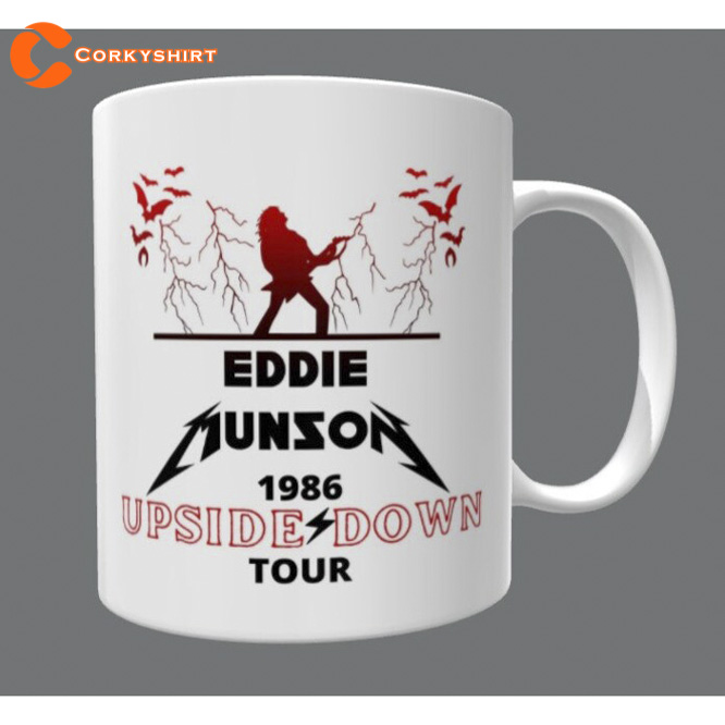 Eddie Munson 1986 Upside Down Tour Mug