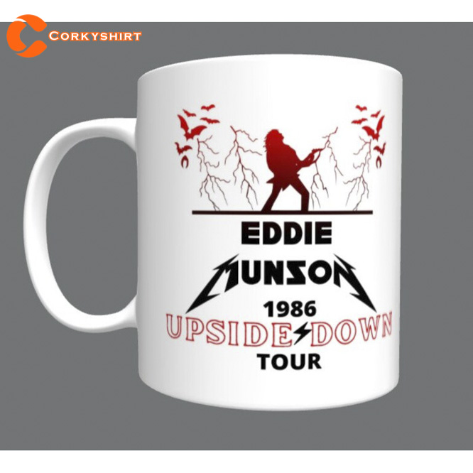 Eddie Munson 1986 Upside Down Tour Mug