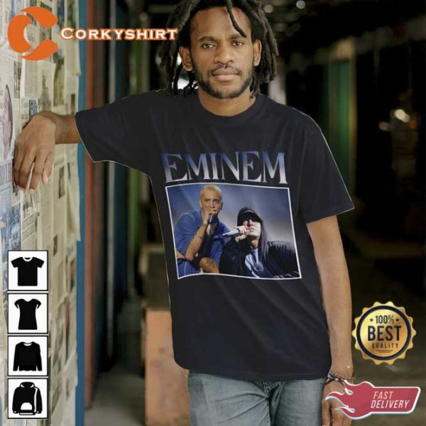 Eminem Rapper T Shirt 90’s Hip Hop Shirt Design