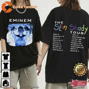 Eminem Rapper The Slim Shady Tour Shirt