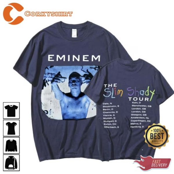 Eminem Rapper The Slim Shady Tour Shirt