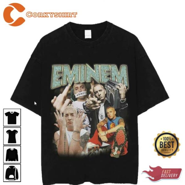 Eminem Slim Shady Detroit Rapper Shirt