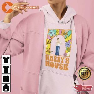 Floral Welcome To Harry's House Hoodie