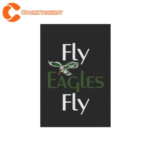 Fly Eagles Garden Gift for Philadelphia Eagles fans Double Sided Flag