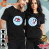 Flying String Couple Cute Happy Women Valentines Day Unisex T-shirt