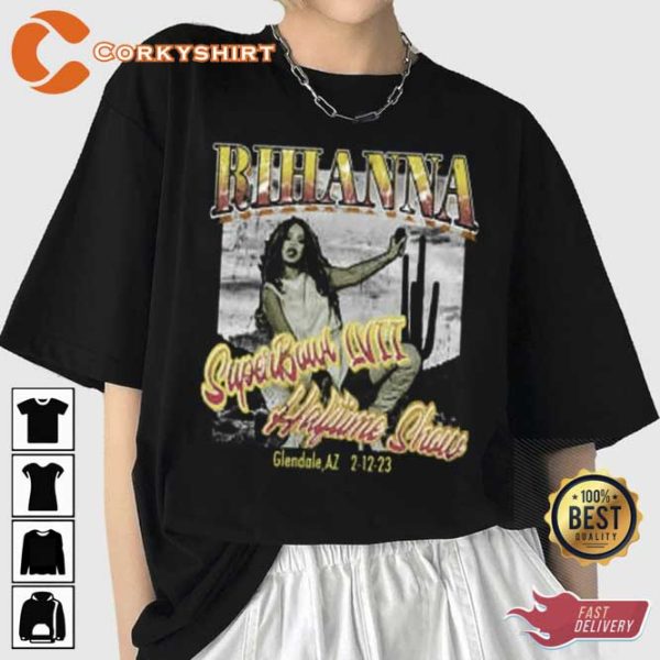 Football Super Bowl 2023 Rihanna Tee