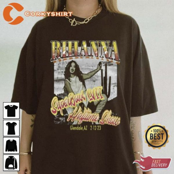 Football Super Bowl 2023 Rihanna Tee