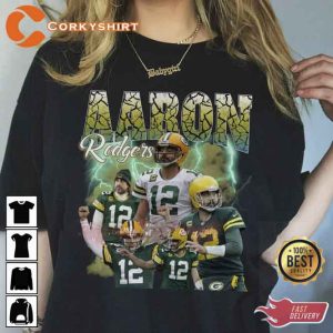 Football Vintage Aaron Rodgers 90s Vintage T-shirt