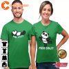 Funny Couple Panda Mr Lazy Miss Crazy Printed Unisex T-Shirt