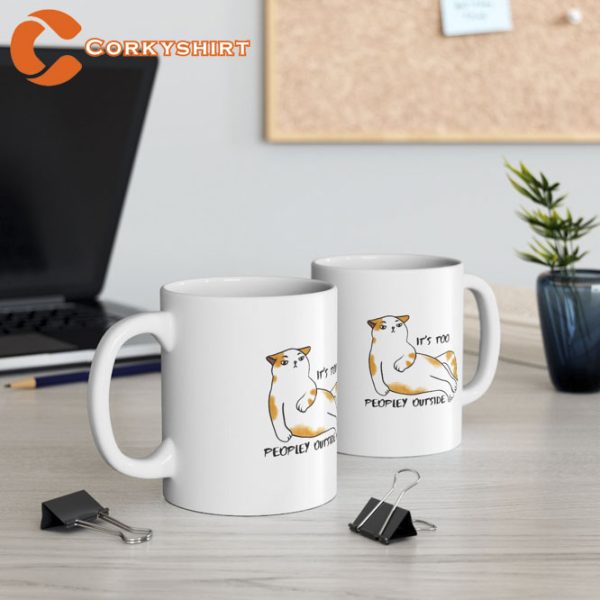 Funny Introvert Cat Mug Gift