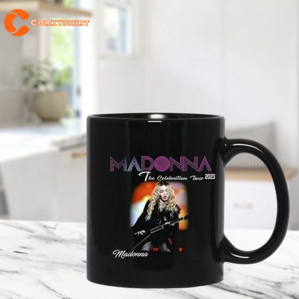 Funny Music Madonna The Celebration World Tour 2023 Mug