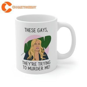 Funny Quote White Lotus Jennifer Coolidge Tanya McQuoid Ceramic Mug