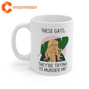 Funny Quote White Lotus Jennifer Coolidge Tanya McQuoid Ceramic Mug