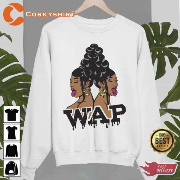 Funny Wap Cardi B Rapper Unisex Sweatshirt