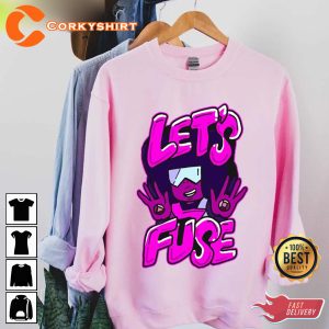 Garnet Themed Quote Lets Fuse Steven Universe Valentines Day Unisex T-Shirt