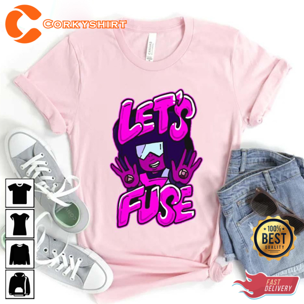 Garnet Themed Quote Lets Fuse Steven Universe Valentines Day Unisex T-Shirt