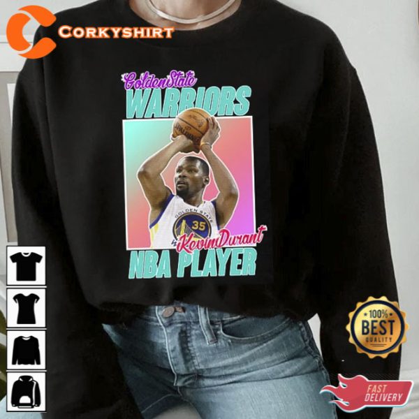 Golden State Warriors Kenvin Durant Basketball Player Shirt