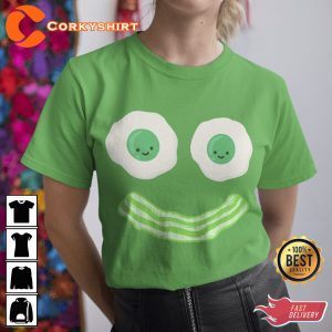 Green Eggs Ham Smile Face Brunch Shirt