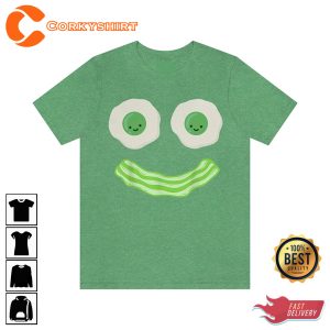 Green Eggs Ham Smile Face Brunch Shirt