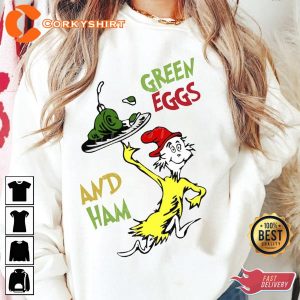 Green Eggs and Ham Dr Seuss Day Shirt