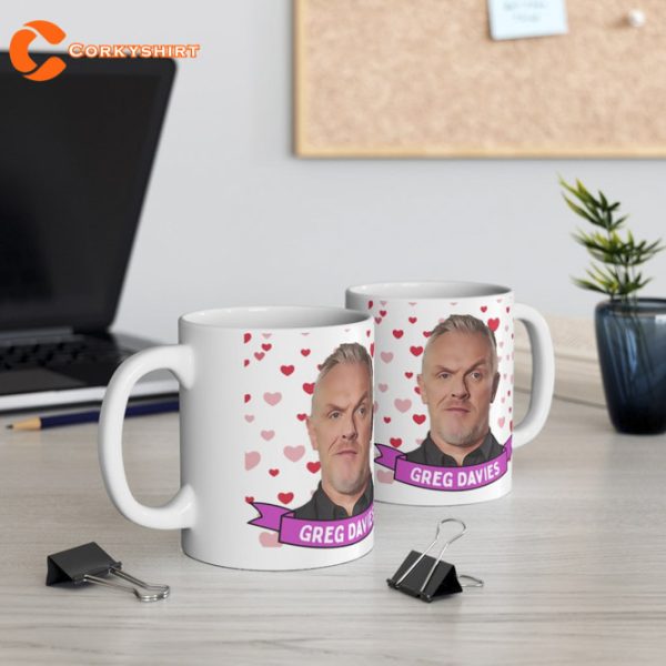 Greg Davies Cute Mug Gift Cool Funny Greg Davies Mug