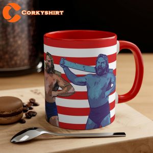 Hacksaw Jim Duggan USA Wrestling Coffee Mug