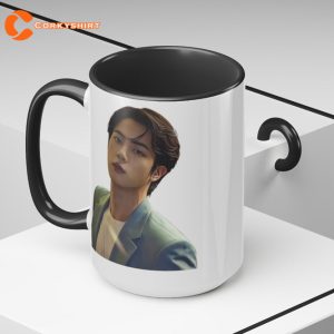 Handsome Jin art Two Tone BTS Coffee Mugs