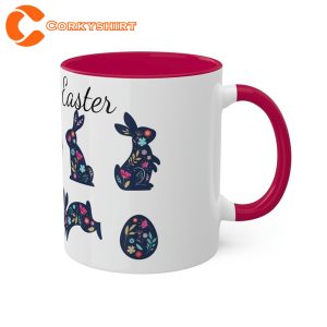 Happy Easter Bunny Multi Coloured Mug4