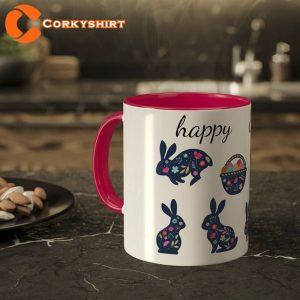 Happy Easter Bunny Multi Coloured Mug5