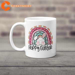 Happy Easter Rainbow Bunny Mug