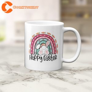 Happy Easter Rainbow Bunny Mug