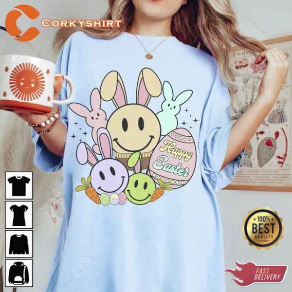 Happy Easter Smiley Faces T-Shirt