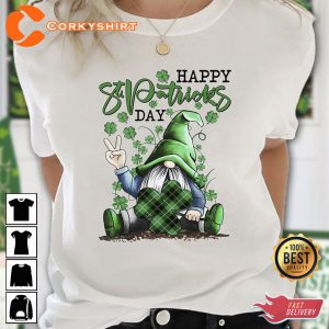Happy St Patricks Day Gnome Shirt