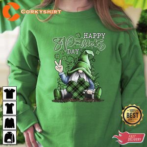 Happy St Patricks Day Gnome Shirt