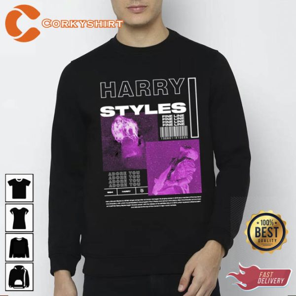 Harry Style Purple Art Best T-shirt