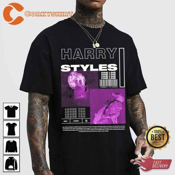 Harry Style Purple Art Best T-shirt