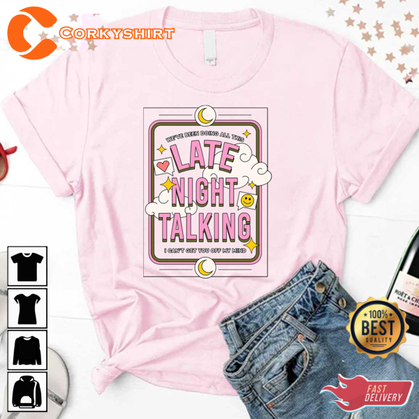 Harry Styles We've Been Doing All This Late Night Talking Cartoon Unisex  T-Shirt - Corkyshirt