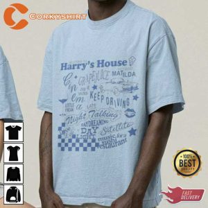 Harry's House Track List Album T-Shirt