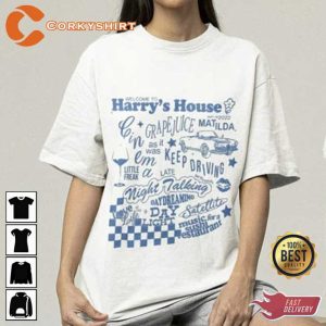 Harry's House Track List Album T-Shirt