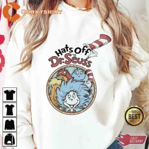 Hats Off To Dr Suess Day Sublimation Print Shirt2