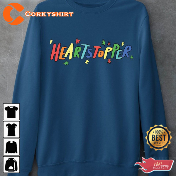 Heartstopper Leaves Nick And Charlie LGBT Pride Unisex Sweatshirt