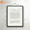 I Drink Wine by Adele NEW ALBUM 30 Lyrics Design Poster