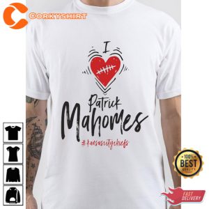 I Love Patrick Mahomes Hoy T-Shirt Design