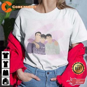 Im A Sucker For You Jonas Brothers Pop Rock Band Unisex Tee 1