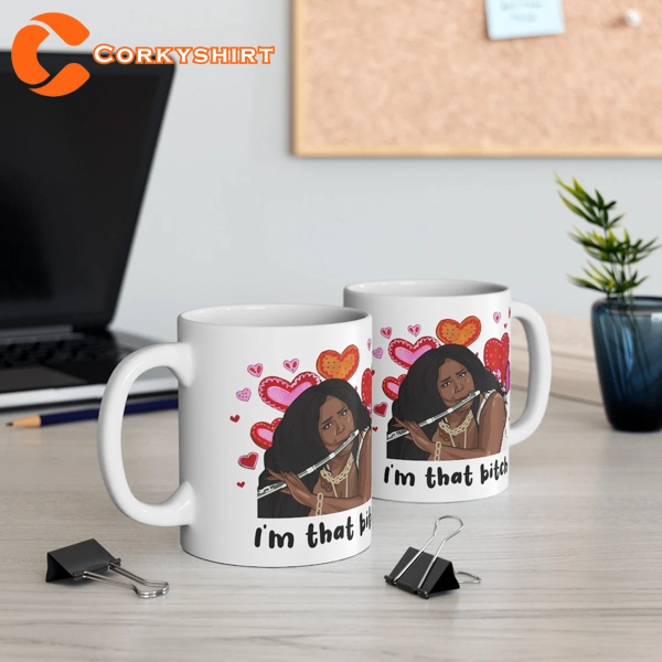Im That B1tch Funny Gift for Lizzo Fan Coffee Ceramic Mug