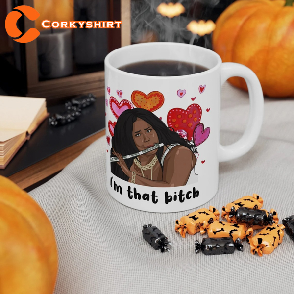 Im That B1tch Funny Gift for Lizzo Fan Coffee Ceramic Mug