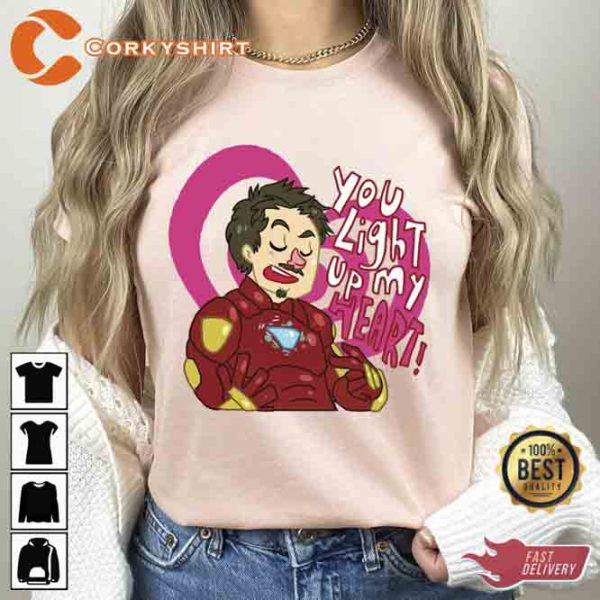 Ironman Valentine Tony Stark T-Shirt